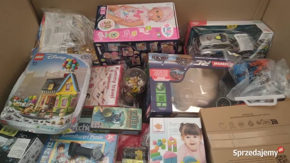 Paleta Zabawek katAB 110120 na palecie łącznie 4 Elbląg