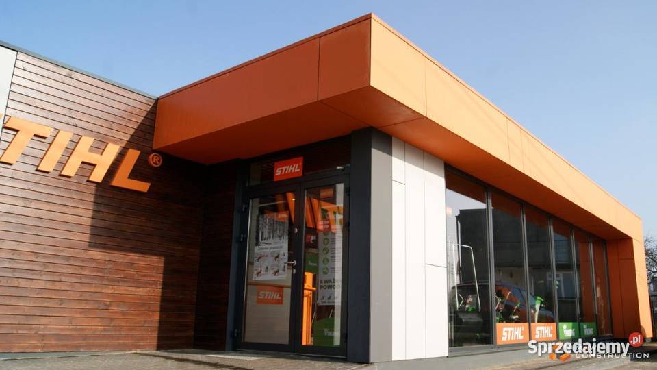Sklep modułowy nowoczesny pawilon handlowy 162m2 Poznań