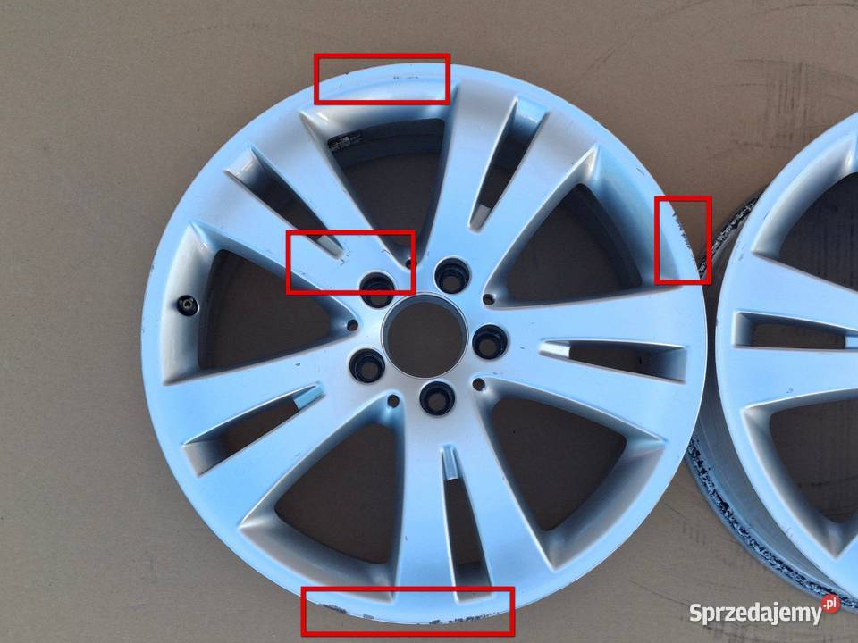 MERCEDES CKLASA W204 FELGA ALUFELGA 17 5X112 75J Bieleń