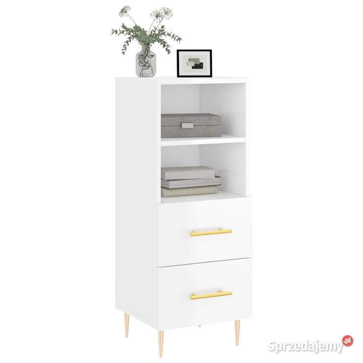 Szafka biała połysk 345x34x90 materiał Pozostałe Warszawa