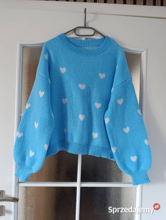 Sweter damski w serca mazowieckie Garwolin