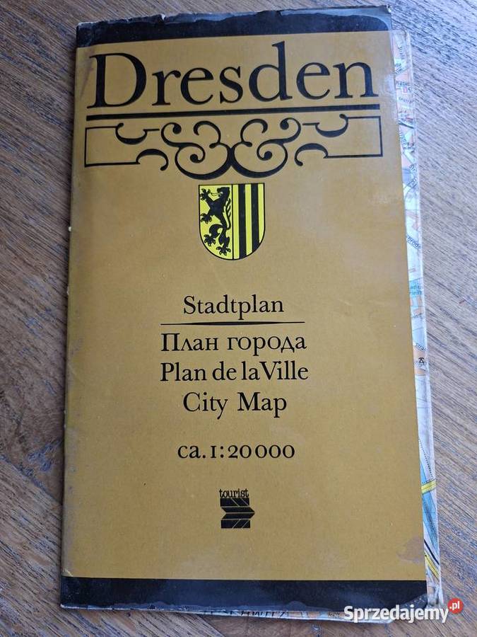 Stadplan Dresden 120 000 mapa Mapy i przewodniki Kraków