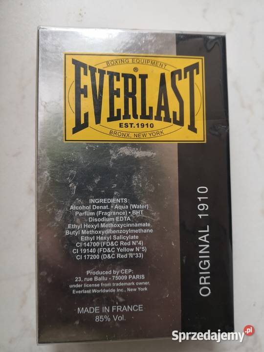 EVERLAST ORIGINAL 1910 EAU DE TOILETTE SPRAY Dla mężczyzn Głubczyce