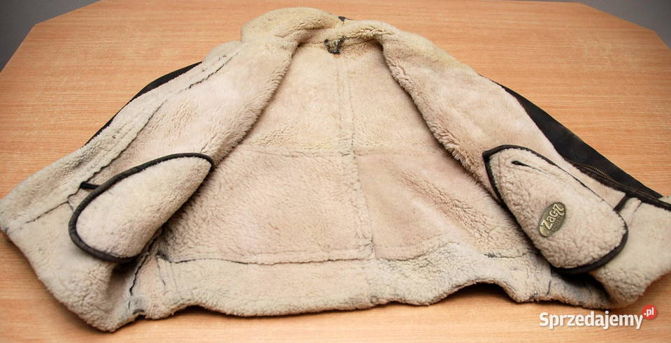 Pilotka Skórzana kurtka lotnicza z kożuchem 4850 Kurtki Warszawa