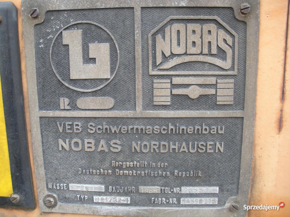 koparkę linową NOBAS UB 12121 Lublin