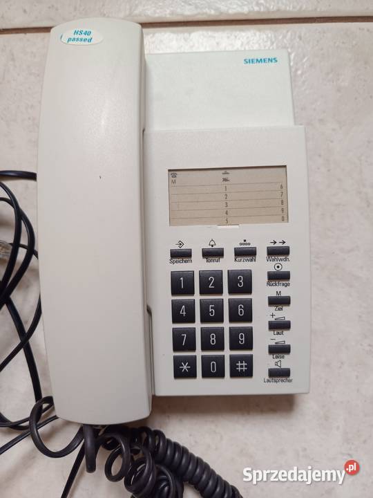 Telefon stacjonarny Siemens