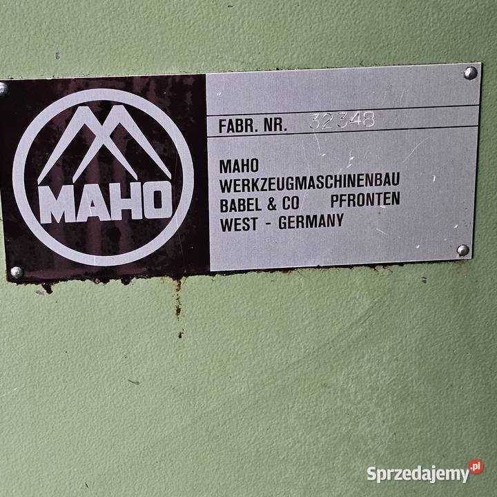 FREZARKA NARZĘDZIOWA MAHO 300 Warszawa