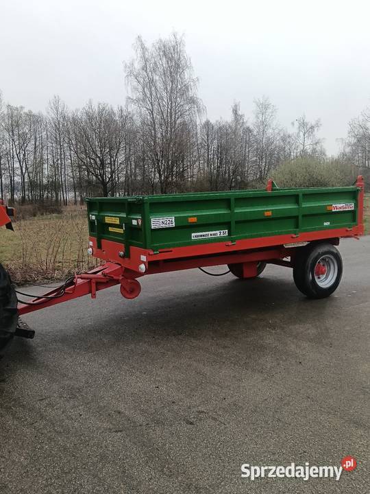 Przyczepa wywrotka nieuszkodzony małopolskie Przeciszów