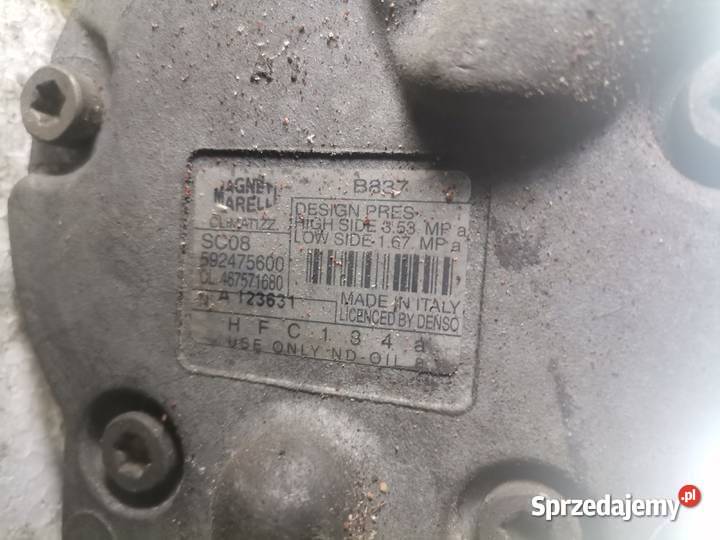 Kompresor Klimatyzacji Fiat Punto 12 Wisznice
