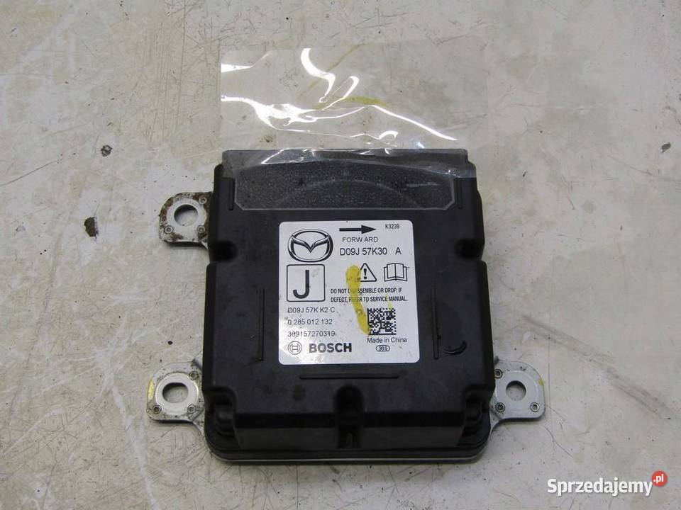 ENSOR MODUŁ PODUSZEK AIRBAG MAZDA 2 DJ D09J57K30 osobowe lubelskie