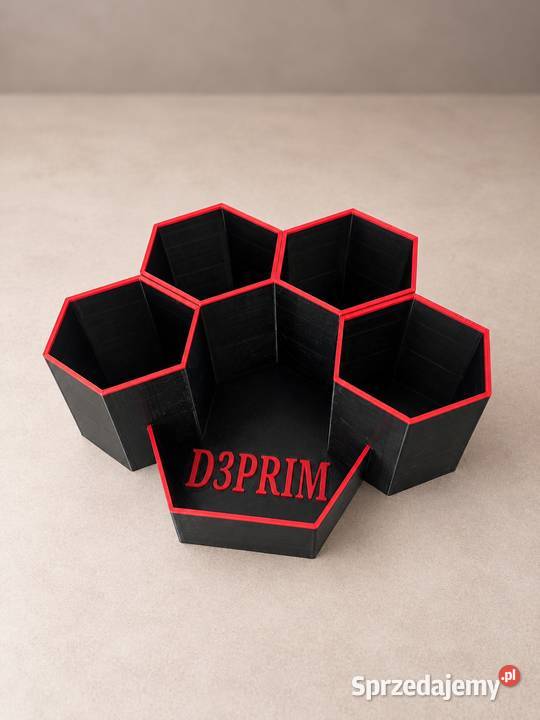 Geometryczny organizer na biurko średni Lublin