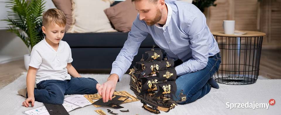 Model statku 3D Znanej firmy Rokr mazowieckie Milanówek