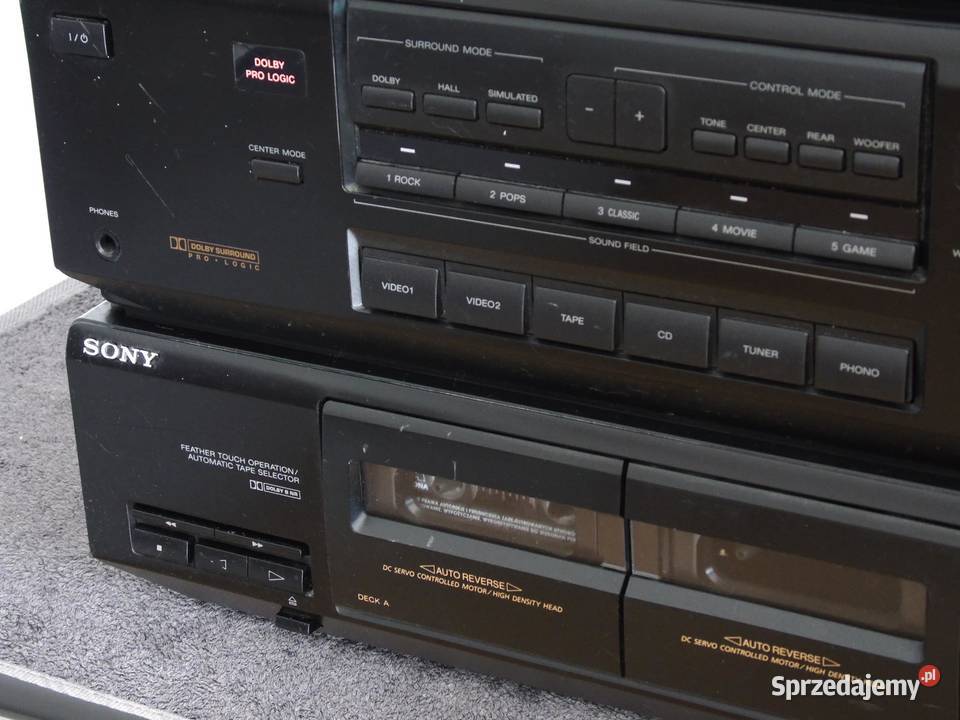 Wzmacniacz z radiem i magnetofon Sony HSTSE581 Jasło