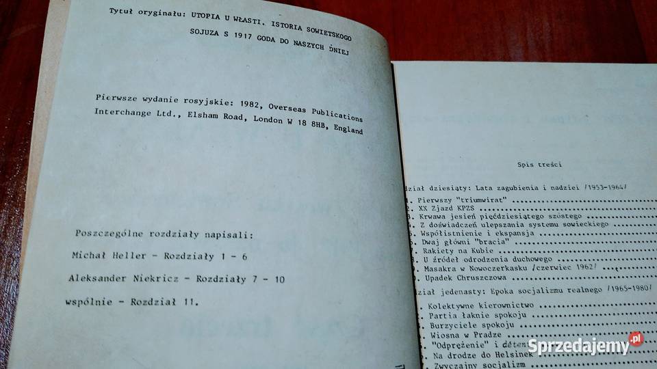 Utopia u władzy Cz 3 19531980 Heller Niekricz miękka Kultura i Rozrywka Gdańsk