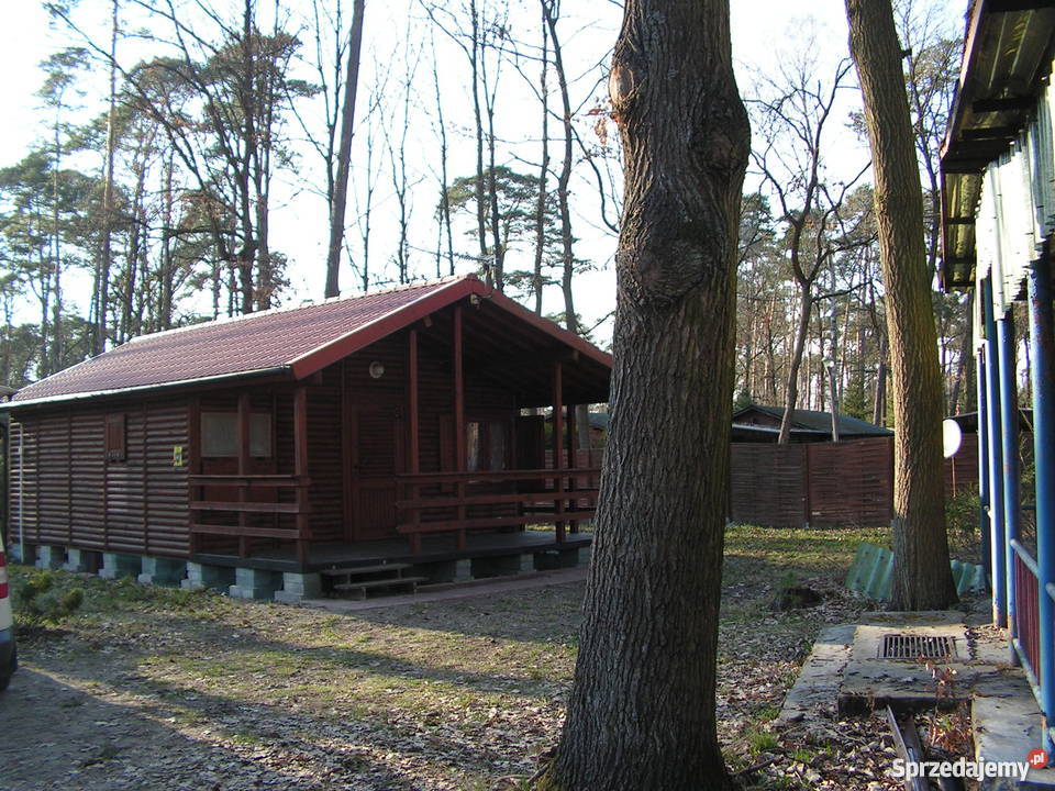 Domek letniskowy jeziorem taras Ostrowo