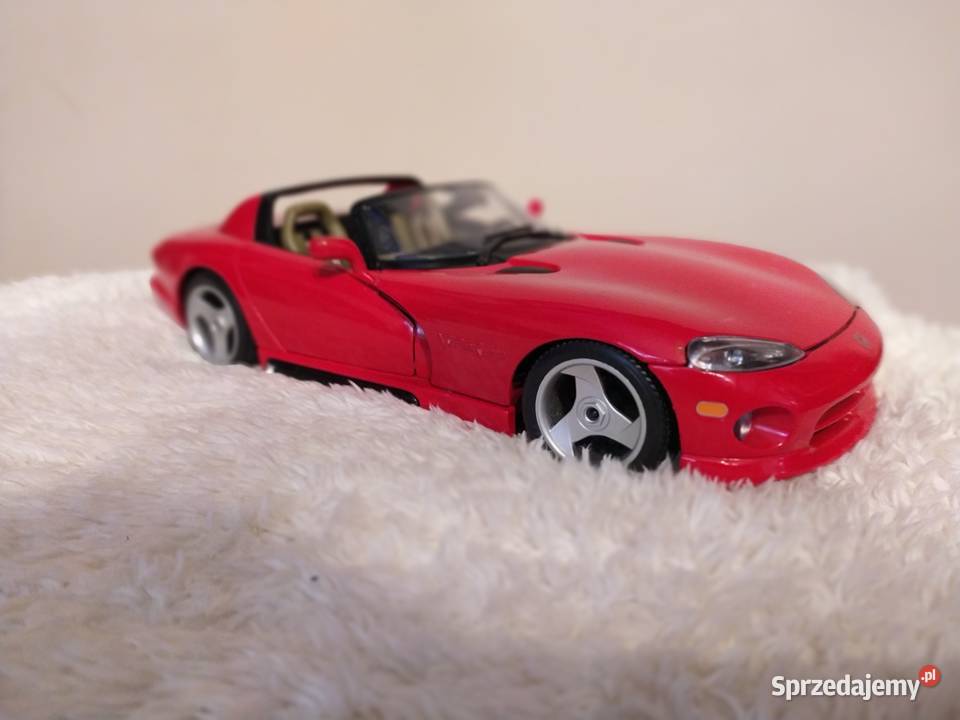 Dodge Viper czerwony 118 Bburago Wrocław sprzedam