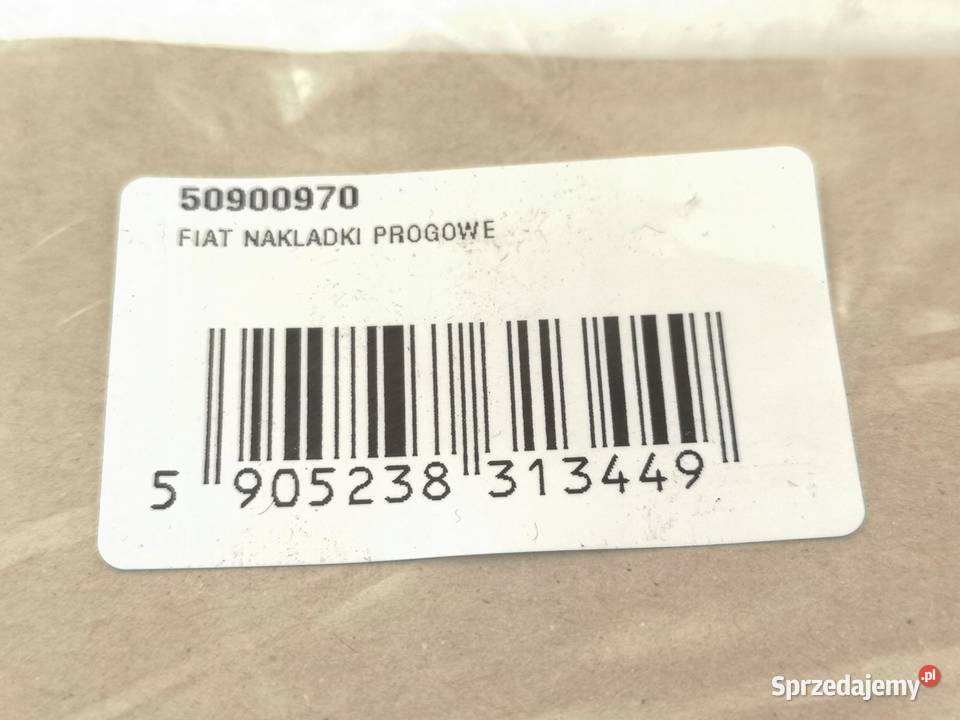 NAKŁADKI PROGOWE FIAT PANDA 20032012 50900970