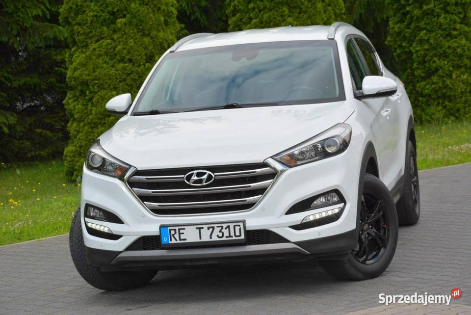 Hyundai Tucson Premium Skóry Ledy Navi Kamera garażowany Ostrów Mazowiecka