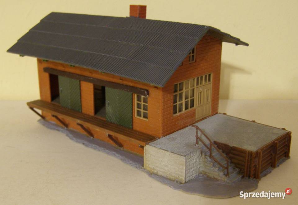 Domek na makietę 19 kolejka skala H0 Łódź
