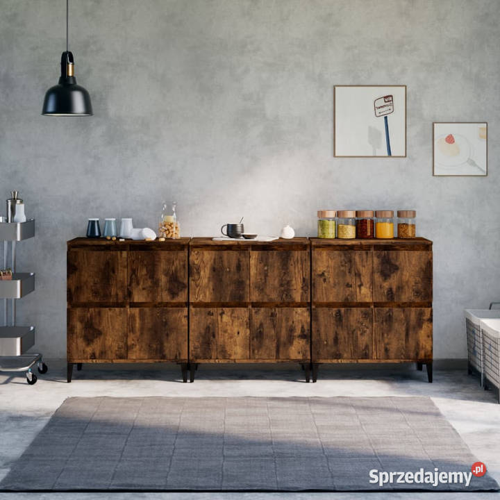 Komody 3 przydymiony dąb 60x35x70 WM3185780 mazowieckie