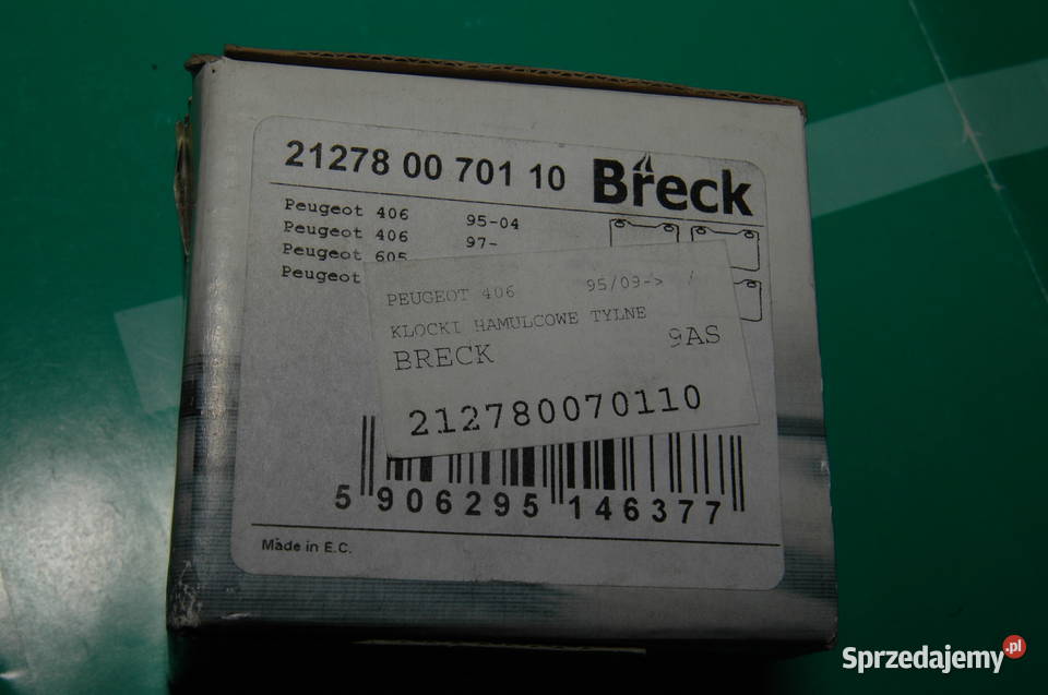 Klocki hamulcowe oś tylna Vito Vclasa 638 dostawcze Gdańsk sprzedam