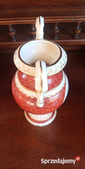 Amfora dekor antyczny terakotowy Porcelana i szkło Gdańsk