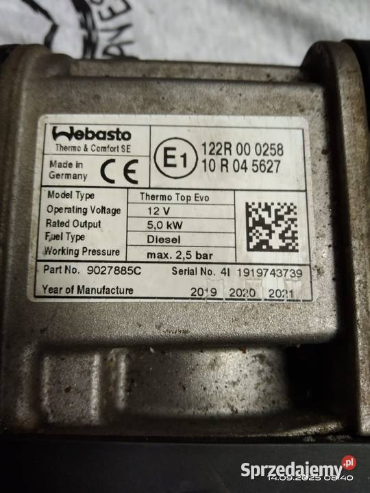 Webasto bmw sprawne Ogrzewanie postojowe Świętochłowice