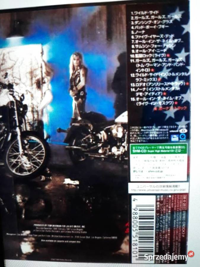 Archiwum hard rocka MOTLEY CRUE Grils Grils 1986 CD