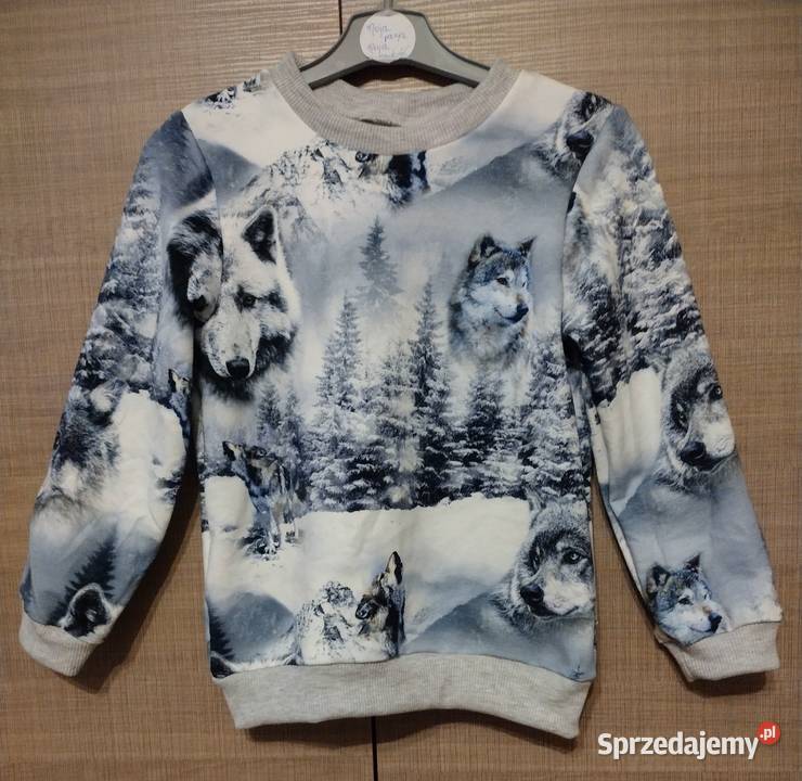 Bluza dziecięca wilki 116122 śląskie Zabrze sprzedam