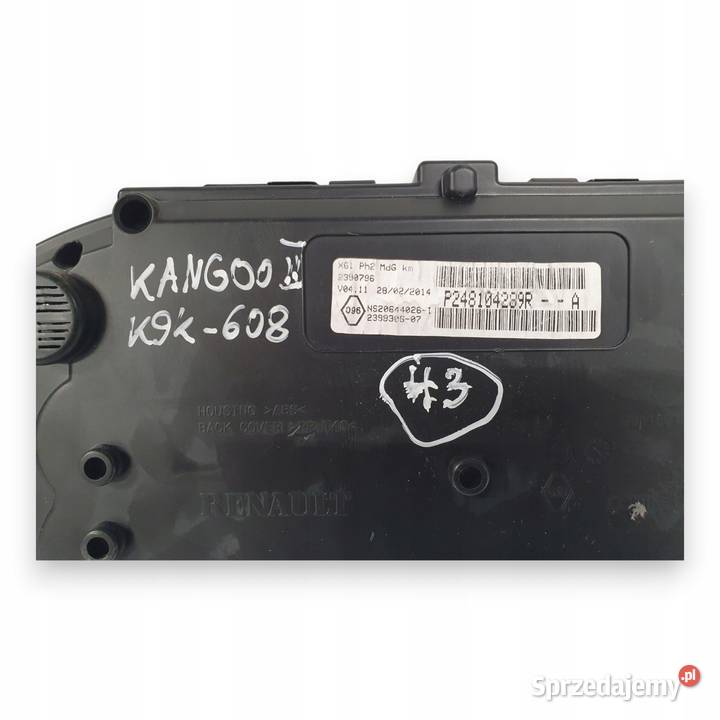 LICZNIK ZEGARY P248104289R Renault Kangoo II 15