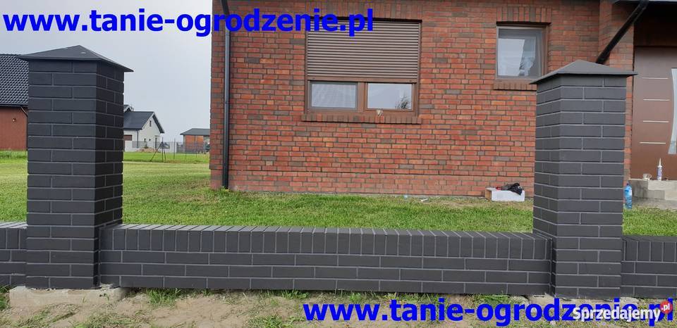 Ala klinkier słupki murki ogrodzenia imitacja Stargard
