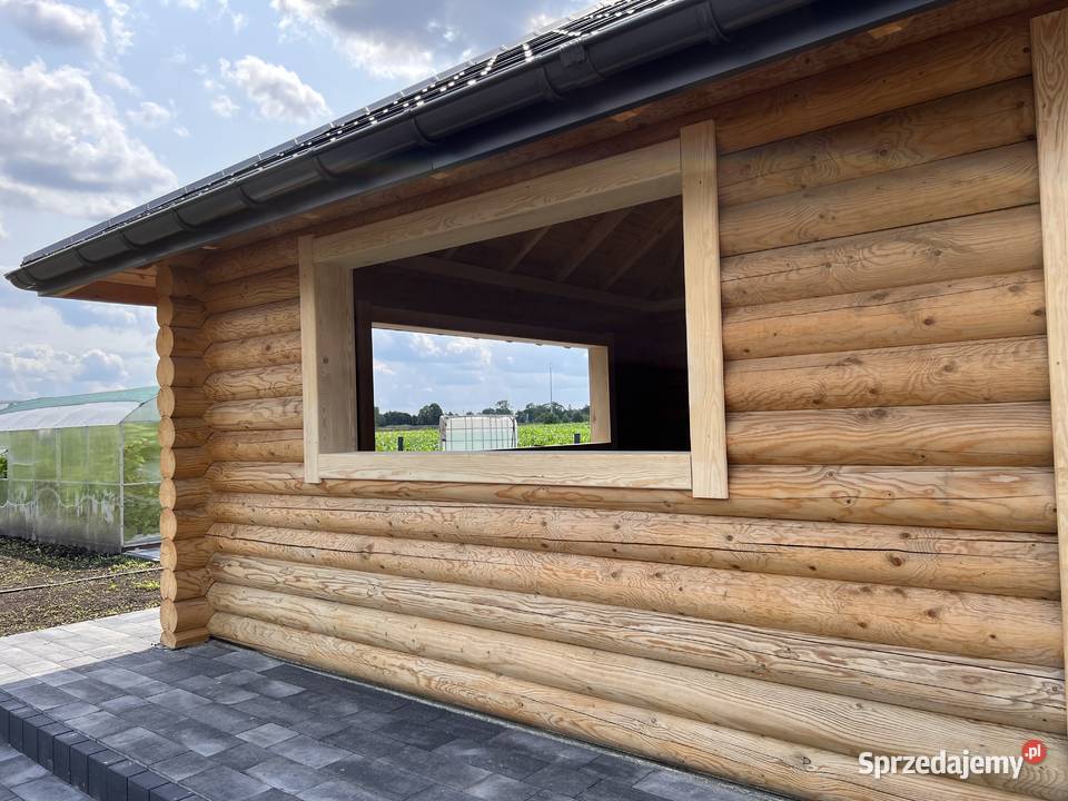 ALTANA Z BALI DREWNIANYCH 180 mm DOMEK OGRODOWY Rzeszów sprzedam