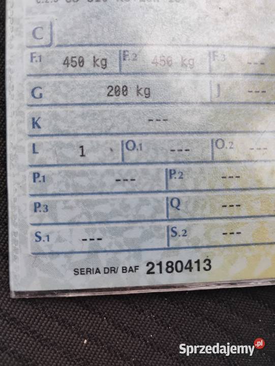 Przyczepka samochodowa lekka SAM towarowe wielkopolskie sprzedam