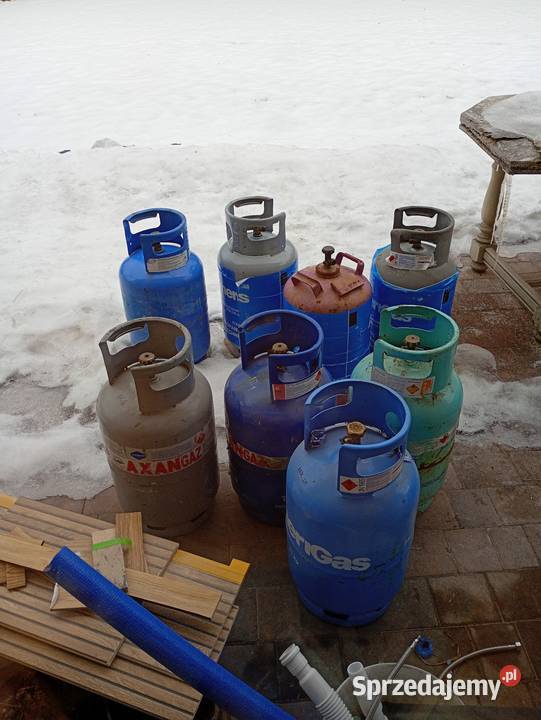 Butla 11 propan butan puste butle butle gazowe Instalacje Węgrów