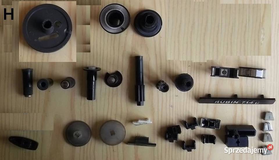 Gałki i pokrętła ze starego i nowszego sprzętu Głuchołazy