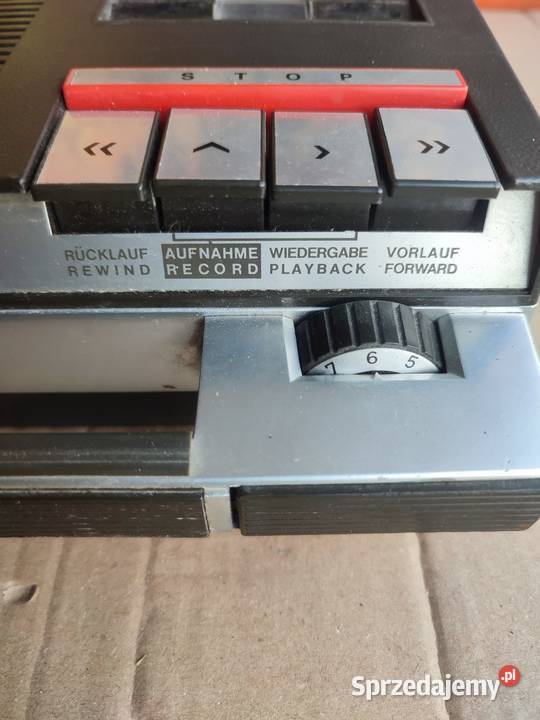 Magnetofon szpulowy Telefunken z lat podkarpackie