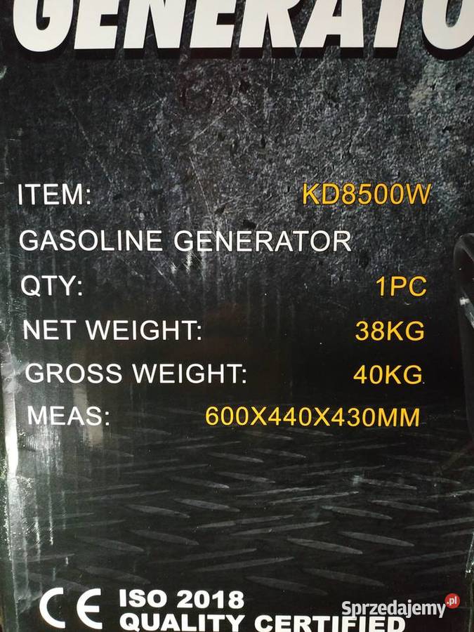 Agregat prądotwórczy 3kW 35 38kW Kraftdele KD125 Elektryczne Narzędzia świętokrzyskie Ostrowiec Świętokrzyski