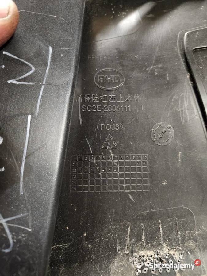 BYD ATTO 3 NAROŻNIK ZDERZAKA LEWY TYŁ TYLNY osobowe Międzychód