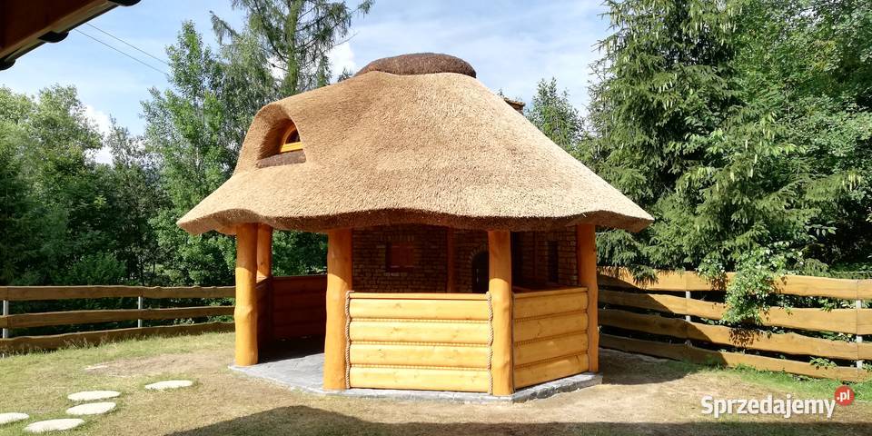 ALTANA OGRODOWA KRYTA TRZCINĄ STRZECHĄDACHY