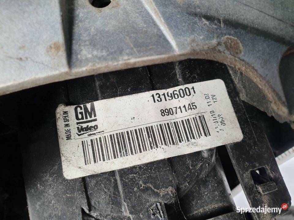 LAMPA PRAWA TYŁ OPEL MERIVA A LIFT 13196001 Lipno