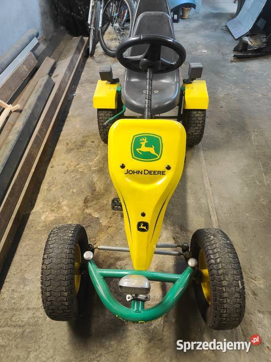 Gokart na pedały duży rower dwuosobowy john deer Toszek