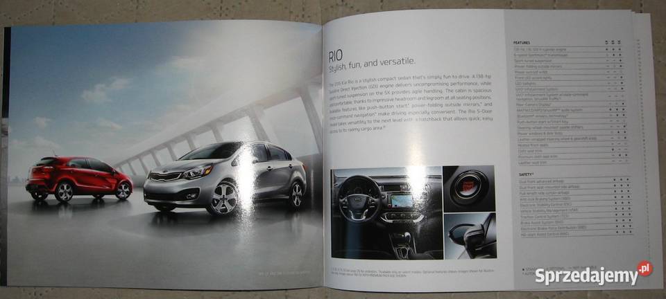 KIA 2015 Full Line prospekt katalog Kępice