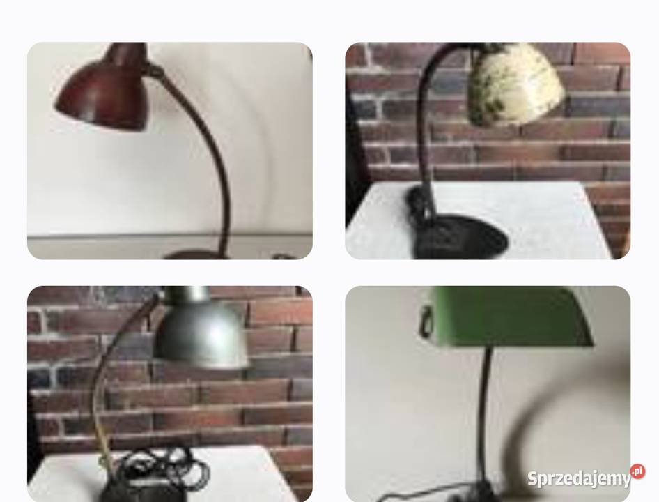 Stara lampka biurkowa Warszawa