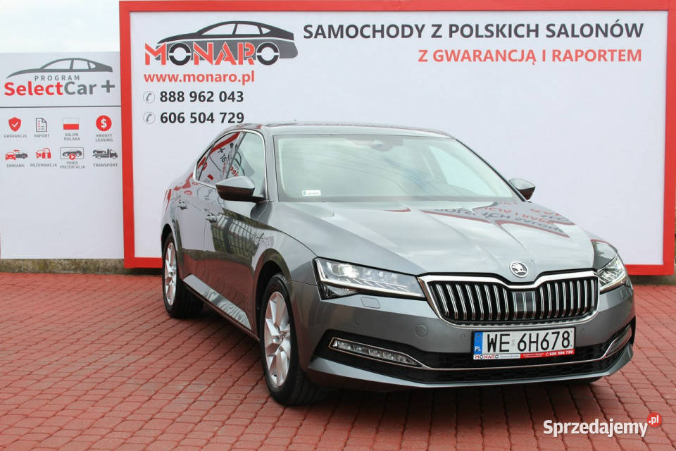 koda Superb AMBITION 15 TSI DSG Salon Polska szary Włocławek