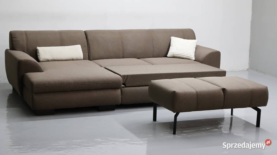 TCE DESIGN NAROŻNIK z funkcją spania PUFA Poznań