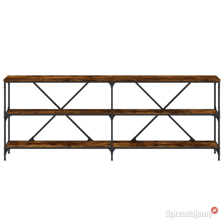 Stolik konsolowy przydymiony dąb 200x30x75 Warszawa