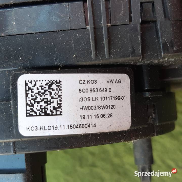 5Q0953507GH przełącznik manetki VW TOURAN III Panele sterowania, przełączniki