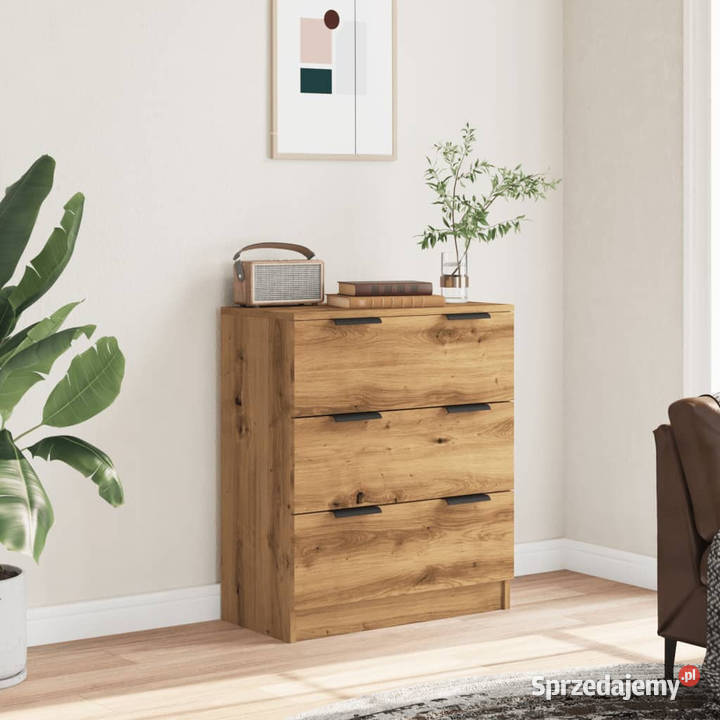 Komoda dąb artisan 60x30x70 materiał Warszawa