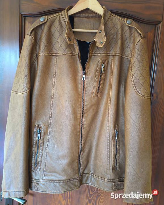 Nowa męska kurtka skórzana firmy Schdarrow