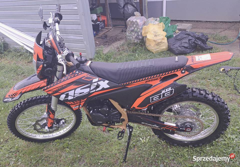 Motocykl cross 250ccm 4t Asix XB88 manual LED Motoryzacja Kobylany